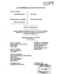 State v. Johnson Appellant's Brief Dckt. 35635