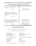 Harris, Inc. v. Foxhollow Const. & Trucking Appellant's Reply Brief Dckt. 36601