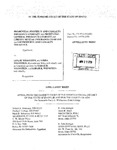 Weinstein v. Prudential Prop. & Cas. Ins. Co. Appellant's Brief Dckt. 34970