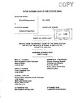 State v. Adams Appellant's Brief Dckt. 34220