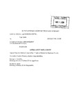 Ewing v. State, Dept. of Transp. Appellant's Reply Brief Dckt. 34541