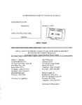 Houston v. Whittier Appellant's Reply Brief Dckt. 35287