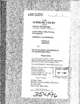 In Re Schroeder Clerk's Record v. 1 Dckt. 35496