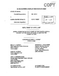 State v. Schultz Appellant's Reply Brief Dckt. 32111