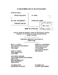 State v. Bennett Appellant's Brief 1 Dckt. 34066
