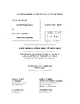 State v. Flowers Appellant's Reply Brief Dckt. 36036