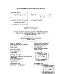 State v. Schultz Appellant's Brief Dckt. 36445