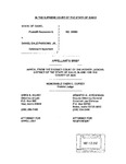 State v. Parsons Appellant's Brief Dckt. 38980