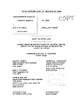 Schultz v. State Appellant's Brief Dckt. 39065