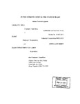 Bell v. Idaho Department of Labor Appellant's Brief Dckt. 41592