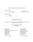 Adams v. State Appellant's Reply Brief Dckt. 42920