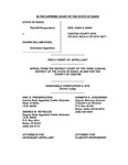 State v. Wass Appellant's Reply Brief Dckt. 43844