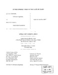 Windom v. State Appellant's Brief Dckt. 44037