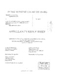 Hammer v. City of Sun Valley Appellant's Reply Brief Dckt. 43079