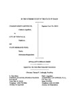 Hartgrave v. City of Twin Falls Appellant's Brief Dckt. 44552