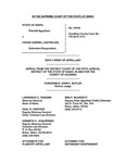 State v. Castrejon Appellant's Reply Brief Dckt. 44783