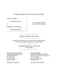 State v. Robins Appellant's Brief Dckt. 44296