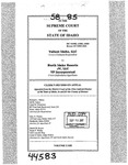 Valiant Idaho, LLC v. North Idaho Resorts, LLC Clerk's Record v. 58 Dckt. 44583