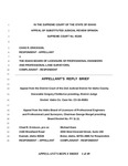Erickson v. Idaho Board of Licensure of Professional Engineers and Professional Land Surveyors Appellant's Reply Brief Dckt. 45205