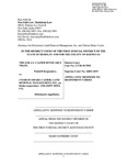 Lola L. Cazier Revocable Trust v. Cazier Appellant's Reply Brief Dckt. 46852