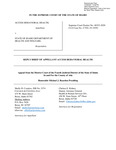 Access Behavioral Health v. Department of Health and Welfare Appellant's Reply Brief Dckt. 48353