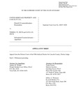 United Heritage Property and Casualty CO v. Zech Appellant's Brief Dckt. 48457
