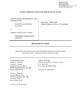 United Heritage Property and Casualty CO v. Zech Respondent's Brief Dckt. 48457