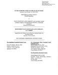 Greenfield Family Trust v. Olive Fountain Land Company LLC Respondent's Brief Dckt. 48538