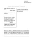 3G AG LLC v. Idaho Department of Water Resources Respondent's Brief Dckt. 48769