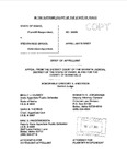 State v. Briggs Appellant's Brief Dckt. 36602