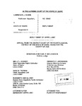 Olson v. State Appellant's Reply Brief Dckt. 38042