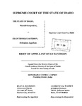 State v. Davidson Appellant's Brief Dckt. 38266