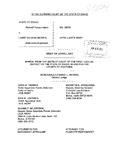 State v. Morris Appellant's Brief Dckt. 38678