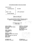 State v. Lish Appellant's Brief Dckt. 38740