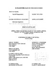 State v. Agafonov Appellant's Brief Dckt. 38764