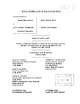 State v. Thompson Appellant's Brief Dckt. 39504