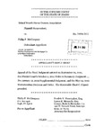 Island Woods Homeowner's Ass'n v. Mc Gimpsey Appellant's Reply Brief Dckt. 39698
