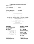 State v. Pendergrass Appellant's Reply Brief Dckt. 40914
