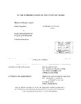 Cazier v. Idaho State Dept. of Health and Welfare Appellant's Brief Dckt. 41255