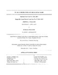 Williams v. Williams Appellant's Brief Dckt. 41261