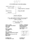 Jacobs v. State Appellant's Brief Dckt. 41334