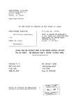 Harrison v. State Appellant's Brief Dckt. 42005