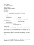 State v. Wray Appellant's Brief Dckt. 43047