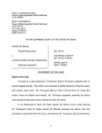 State v. Thompson Appellant's Reply Brief Dckt. 43714