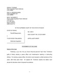 State v. Tomlinson Appellant's Brief Dckt. 43814