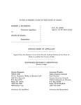 Richmond v. State Appellant's Brief Dckt. 44048