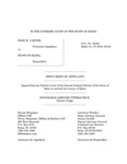 Carver v. State Appellant's Reply Brief Dckt. 44164