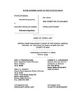 State v. Adams Appellant's Brief Dckt. 44216