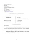 State v. Bosse Appellant's Reply Brief Dckt. 44773