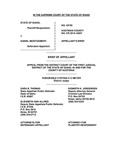State v. Montgomery Appellant's Brief Dckt. 43795